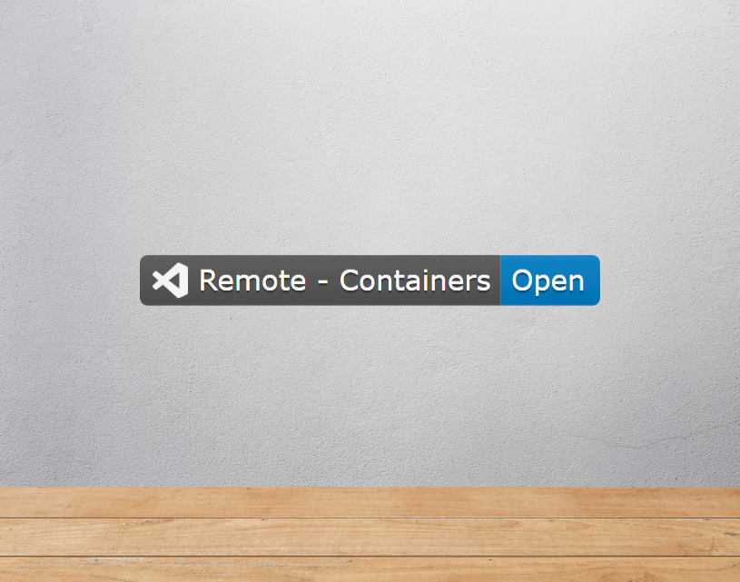 The remote containers button
